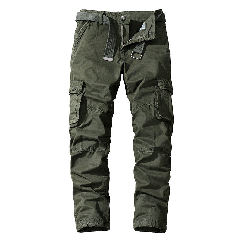 Men's multifunctional cargo pants with elastic waistband and practical side pockets Lisslune