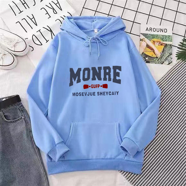 Women's hoodie with stylish lettering Lisslune