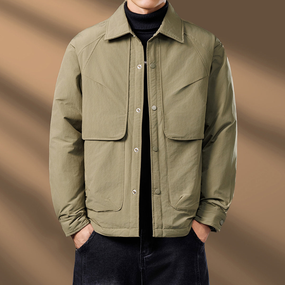 Men's Functional Leisure Jacket with Practical Pocket Design Lisslune