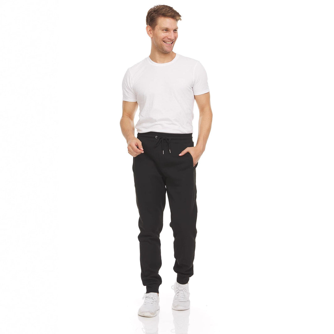 Men's Comfortable Jogging Pants with Elastic Waistband and Practical Side Pockets Lisslune