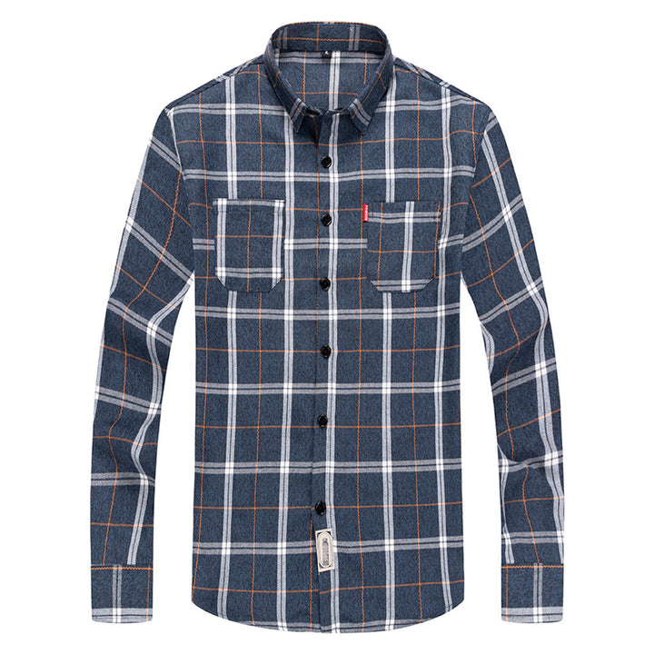 Men's Casual Flannel Shirt Lisslune