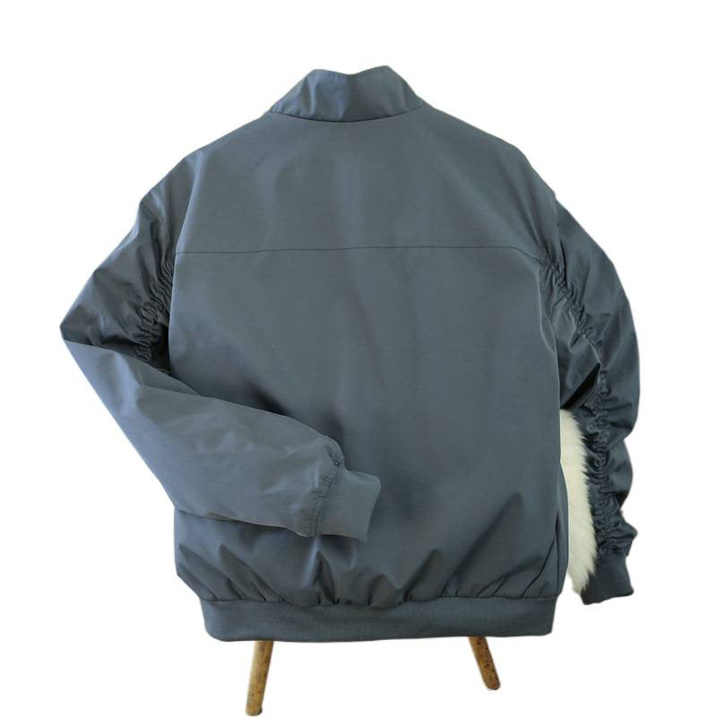 Men's transitional jacket with elastic arm openings and practical pockets Lisslune