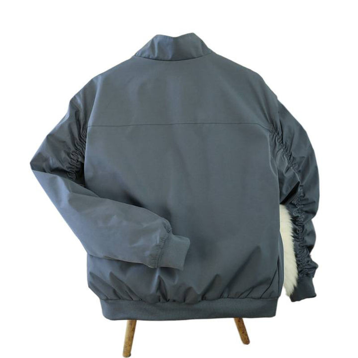 Men's transitional jacket with elastic arm openings and practical pockets Lisslune
