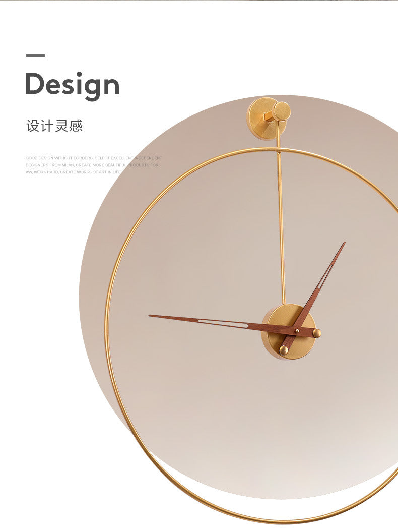 Lisslune | Minimalist 16-Inch Wall Clock – Modern Silent Sweep Design