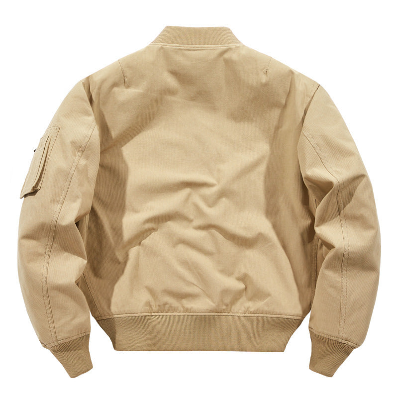 Men's Stylish Bomber Jacket with Practical Functional Pockets Lisslune