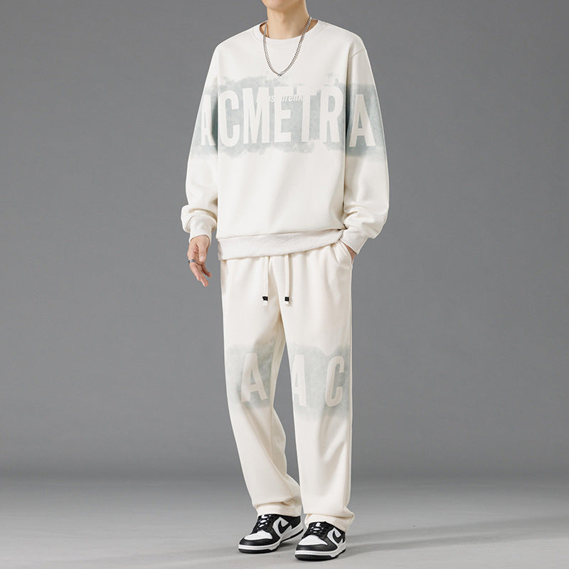 Men's Casual Sweatshirt-and-Pants Set Lisslune