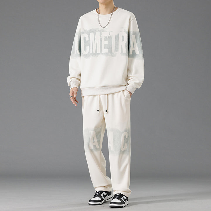 Men's Casual Sweatshirt-and-Pants Set Lisslune