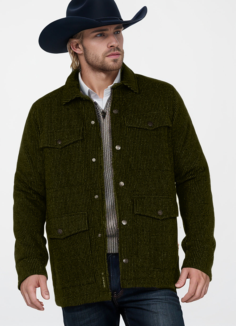 Men's Utility Jacket in Casual Style Lisslune