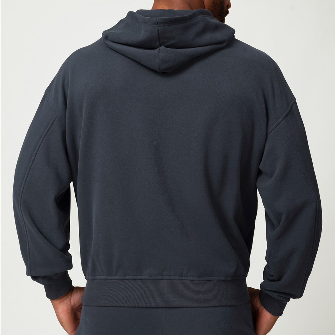 Men's Casual Hoodie Made Of Soft Cotton Blend Lisslune