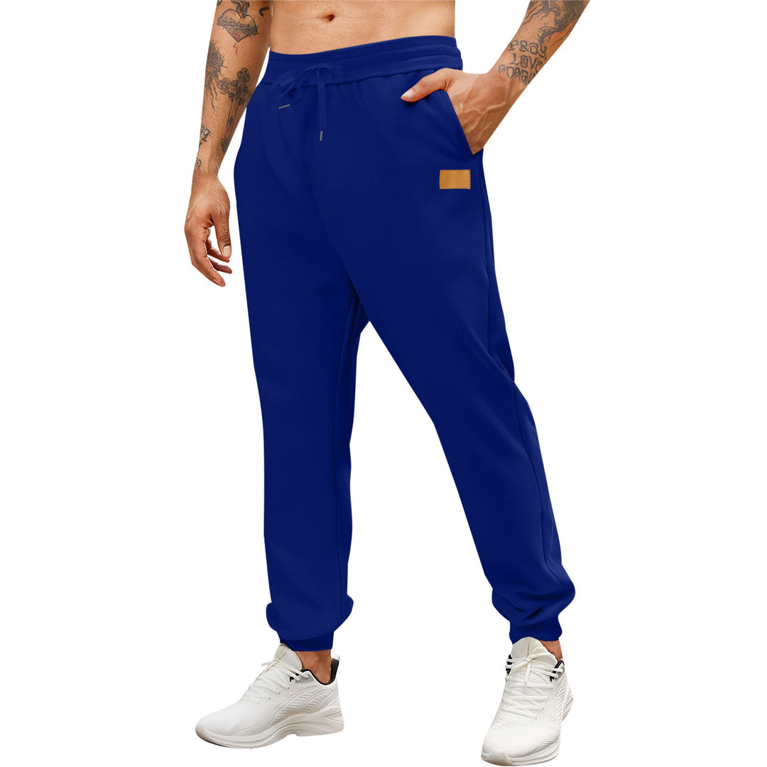 Men's sporty jogging pants with side zippered pockets and adjustable waistband Lisslune