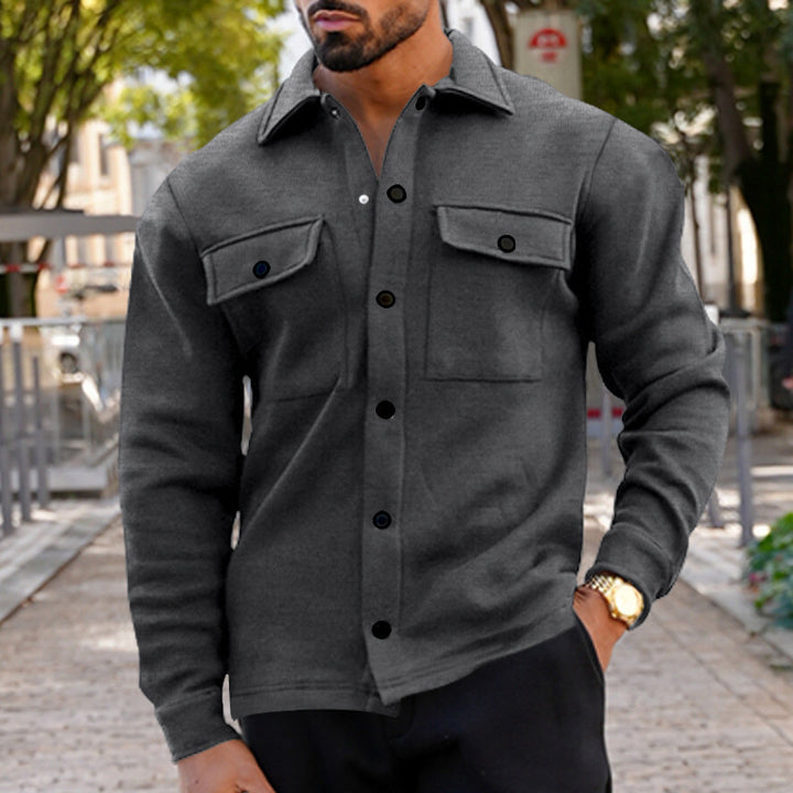 Men's functional jacket with practical pockets and modern cut Lisslune