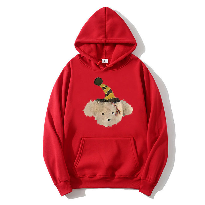 Women's hoodie with playful dog motif Lisslune