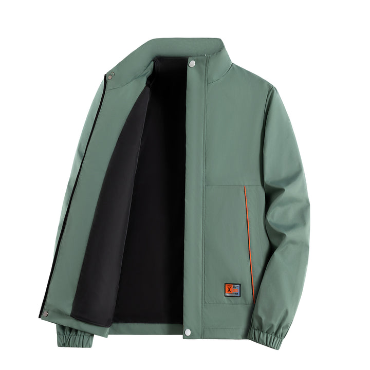 Men's windproof leisure jacket with breathable inserts and practical pockets Lisslune