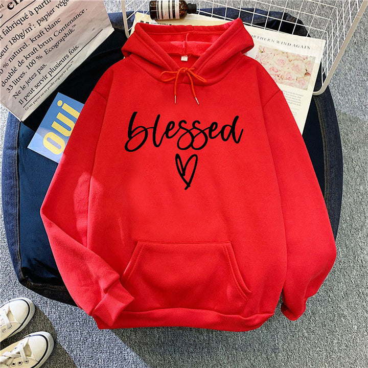 Women's comfortable hoodie with inspiring print Lisslune