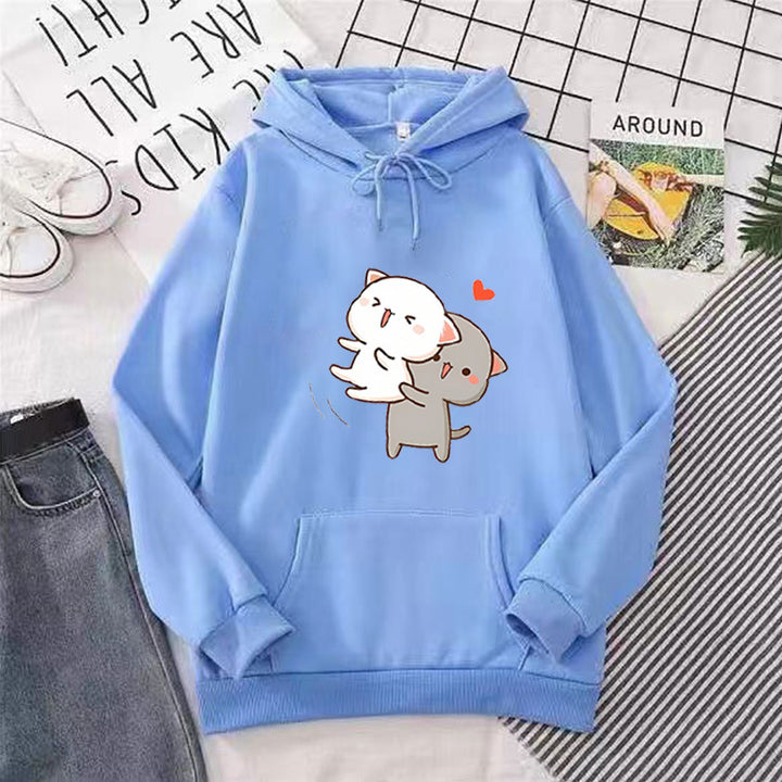 Women's hoodie with playful animal design Lisslune
