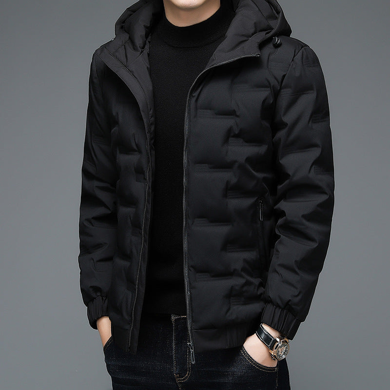 Men's insulated padded jacket with hood Lisslune