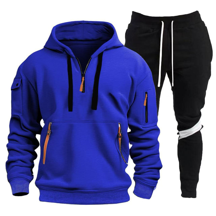 Men's sporty hoodie and jogging pants combination Lisslune