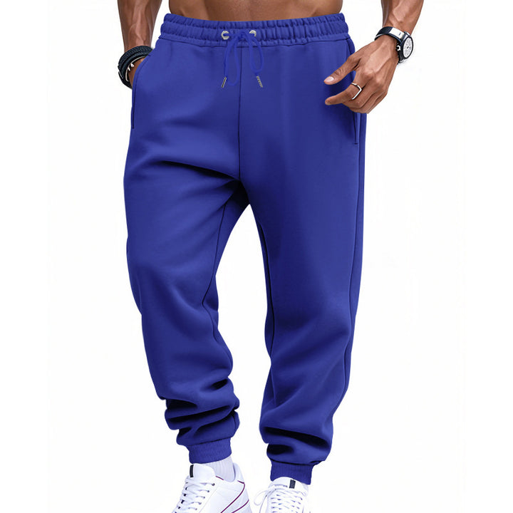 Men's Athletic Jogging Pants with Elastic Waistband and Side Pockets Lisslune