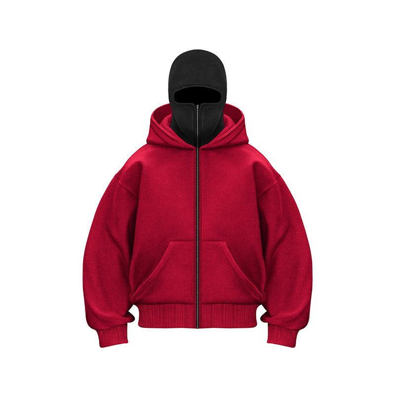 Women's hoodie with innovative design and practical zipper Lisslune
