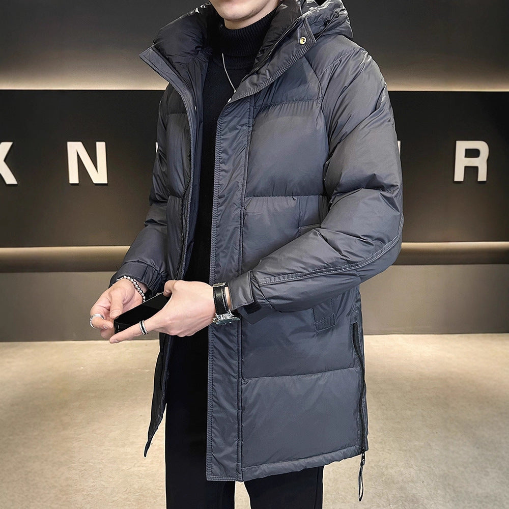 Men's Insulated Quilted Jacket with Practical Hood Lisslune