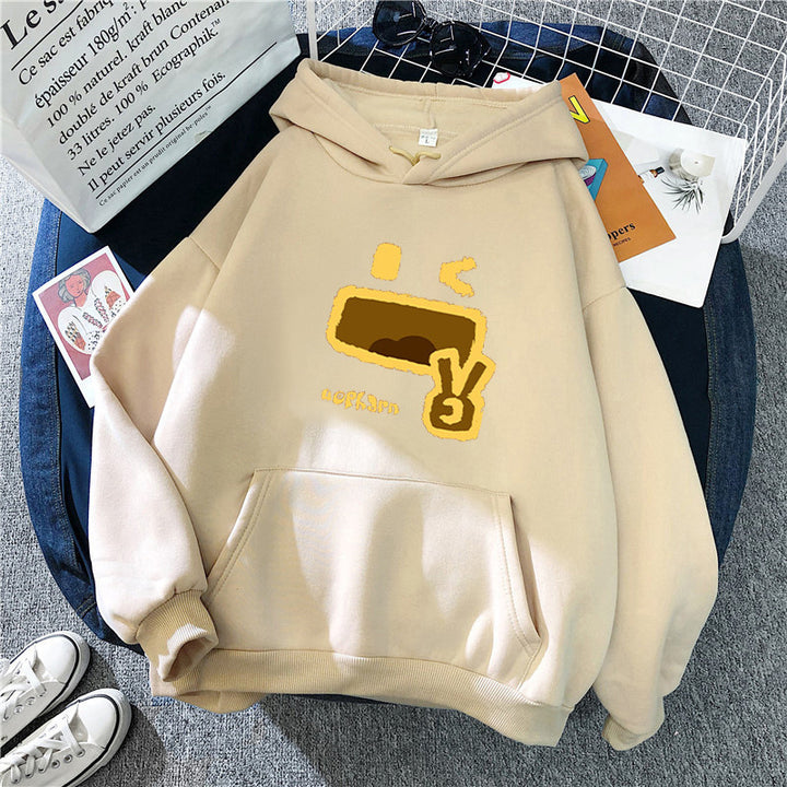 Women's hoodie with creative emoji design Lisslune