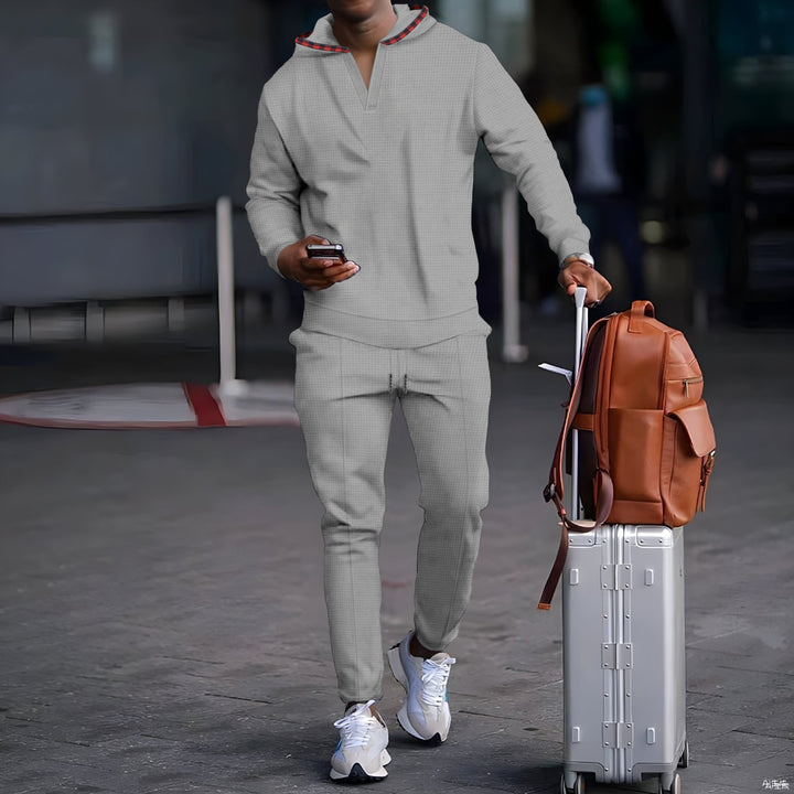 Men's sporty hoodie set with breathable and ergonomic cut Lisslune