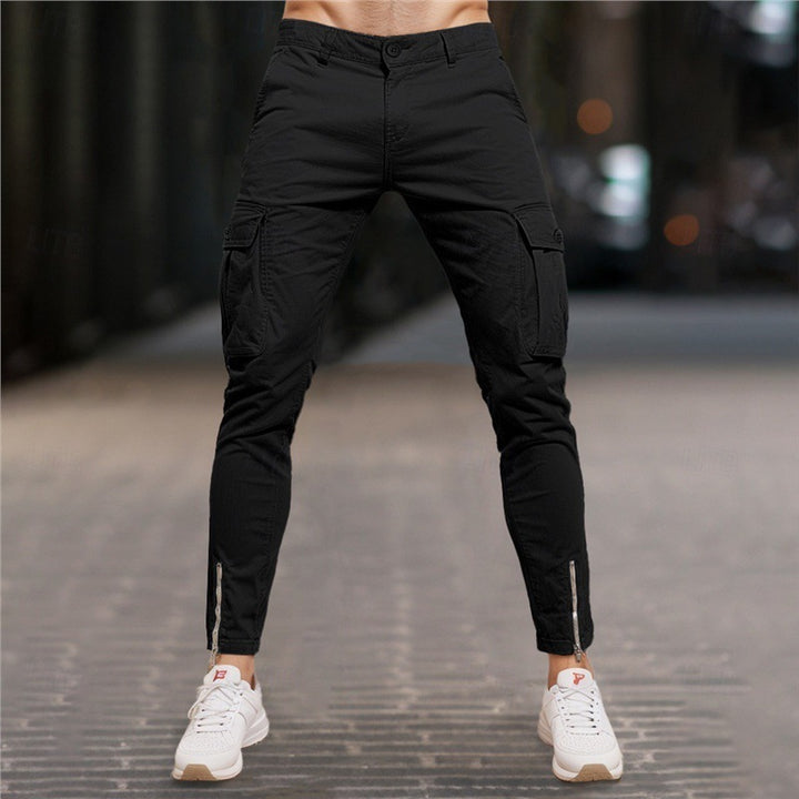 Men's Modern Cargo Pants with Zipper Lisslune