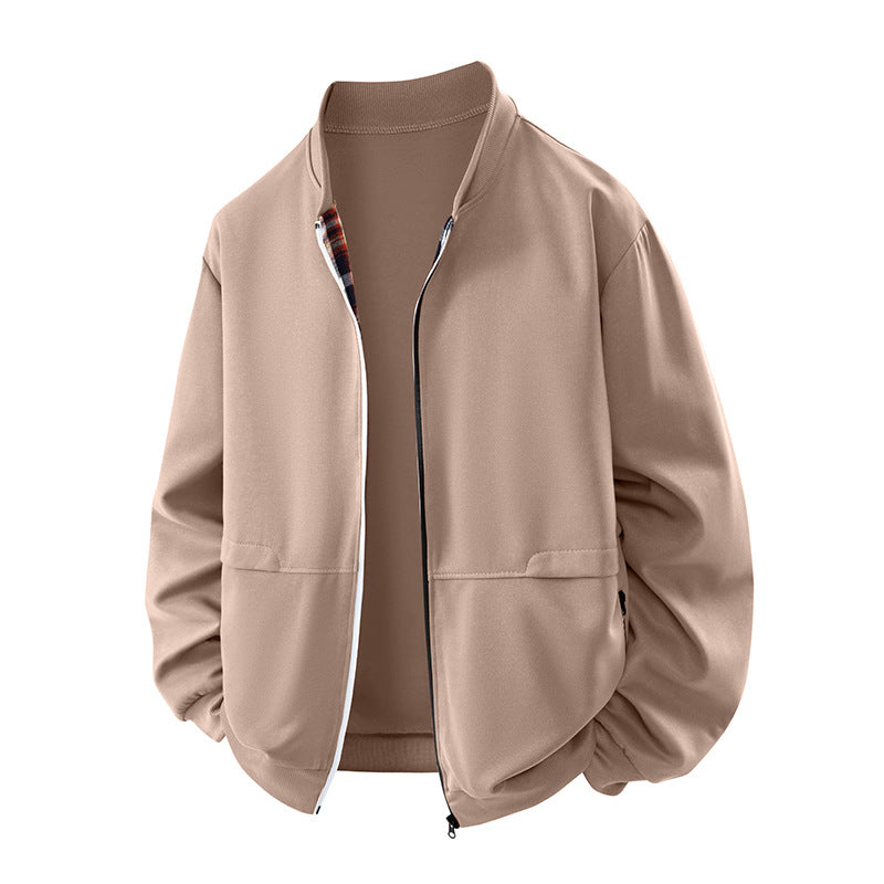 Men's Casual Cover-up with Stand Collar Lisslune