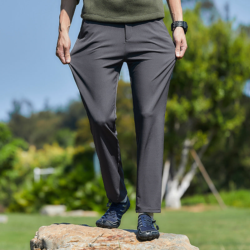 Men's Hiking Pants with Flexible Fit and Water-Repellent Properties Lisslune