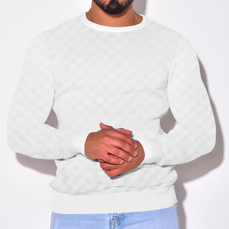 Men's stylish textured sweater Lisslune