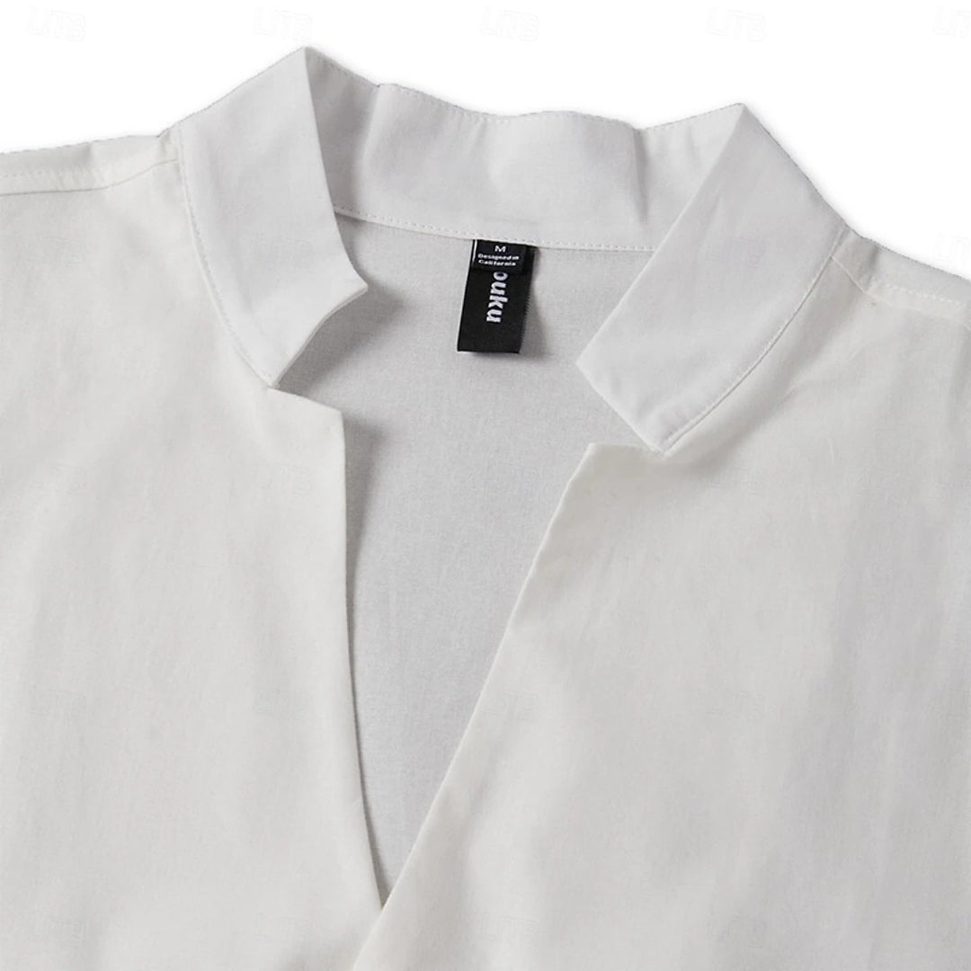 Men's stylish shirt with double button placket Lisslune
