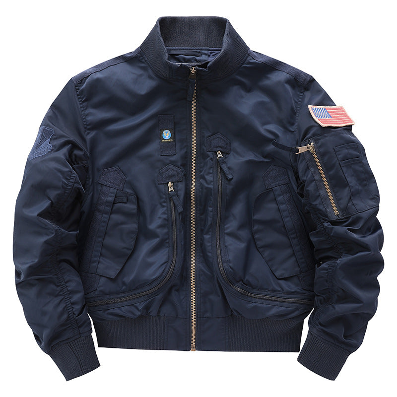 Men's fashionable bomber jacket with insulating inner lining and practical pockets Lisslune