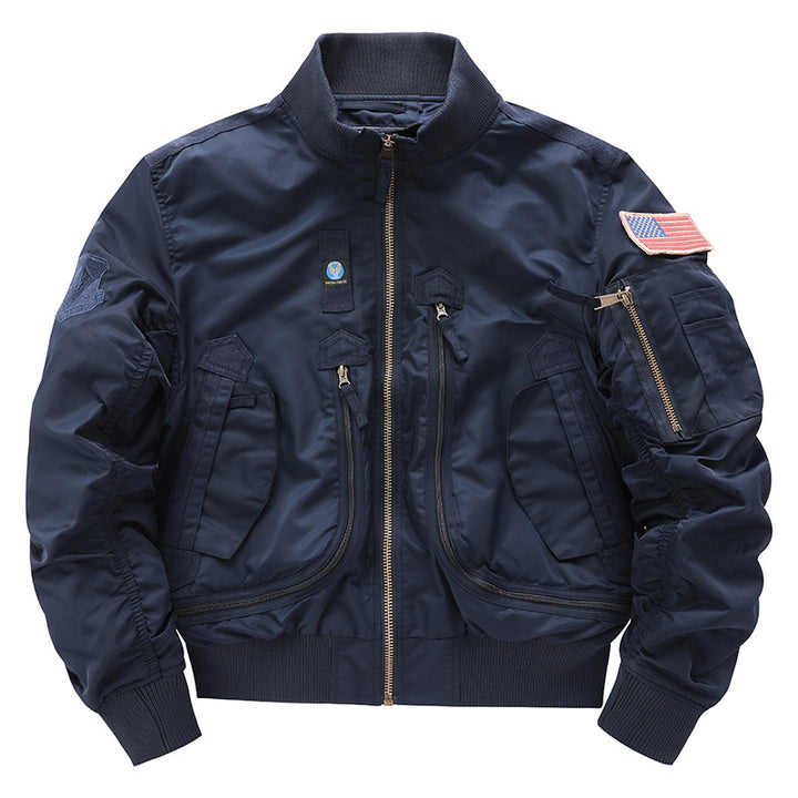 Men's fashionable bomber jacket with insulating inner lining and practical pockets Lisslune