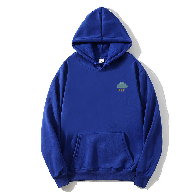 Ladies hoodie with creative cloud design Lisslune