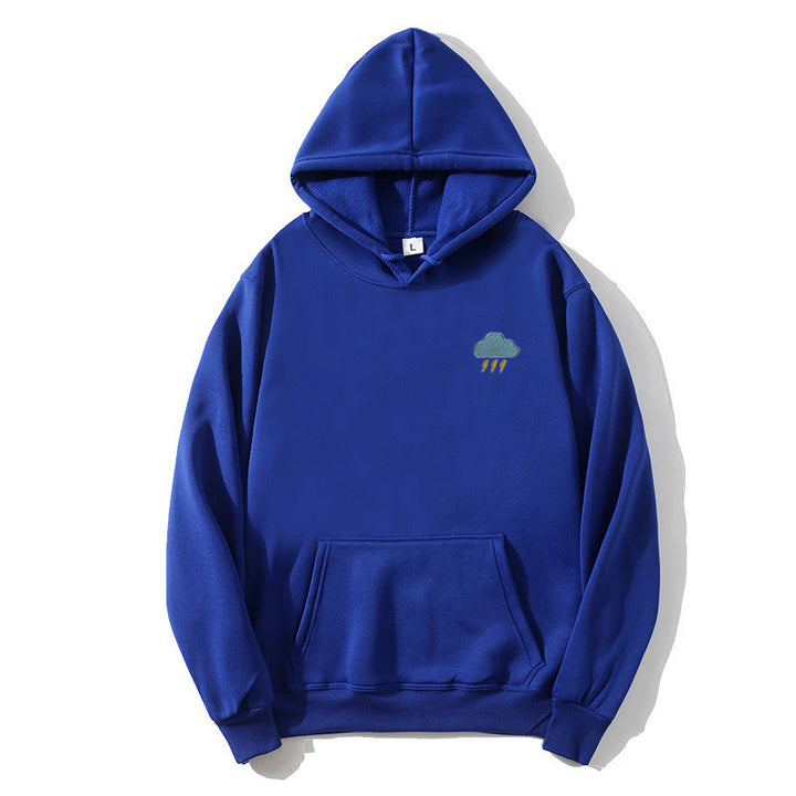Ladies hoodie with creative cloud design Lisslune