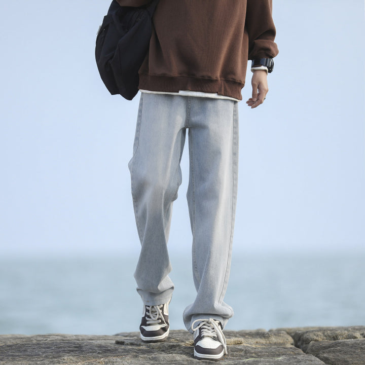 Men's Casual High-Waist Jeans In Vintage Style Lisslune
