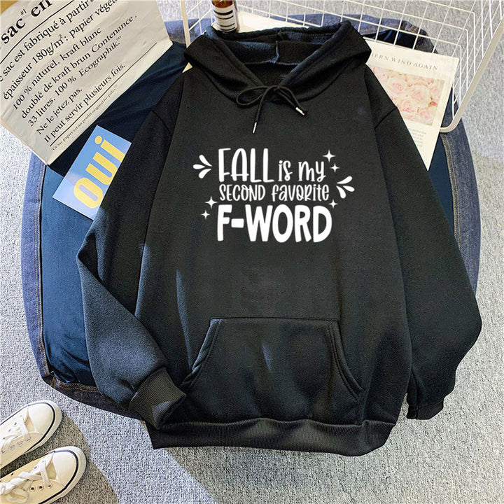 Women's hoodie with funny slogan and casual cut Lisslune