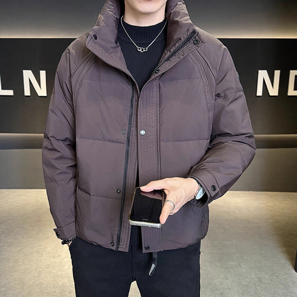 Men's Stylish Quilted Jacket with Insulating Filling Lisslune