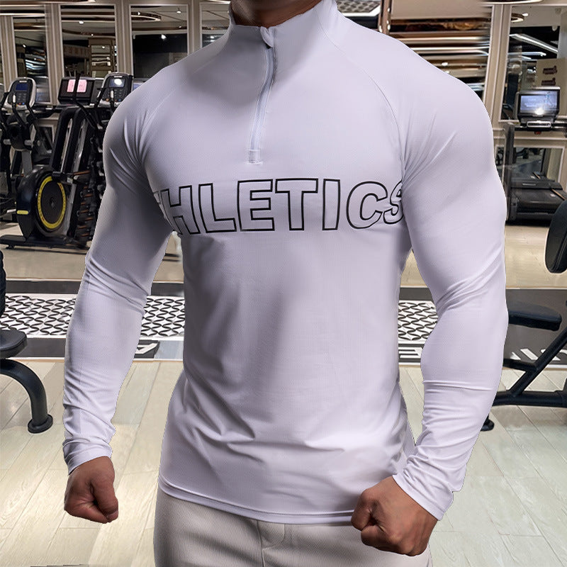 Men's Premium Long Sleeve Shirt with Zipper Lisslune