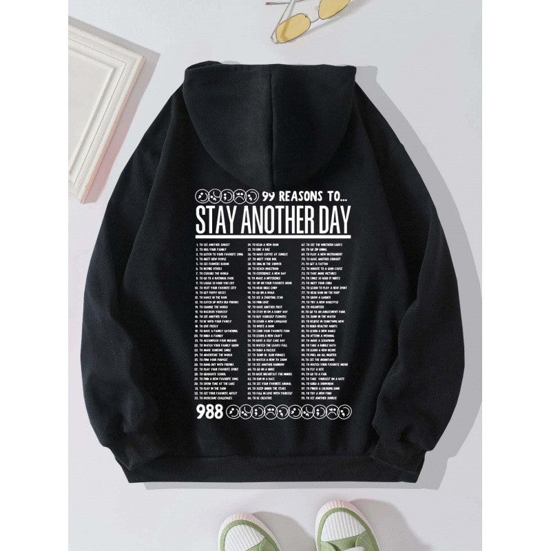Women's hoodie with original design and inspiring message Lisslune
