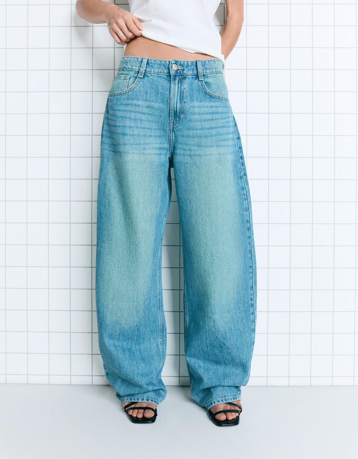 Damen Oversized Jeansjacke Lisslune