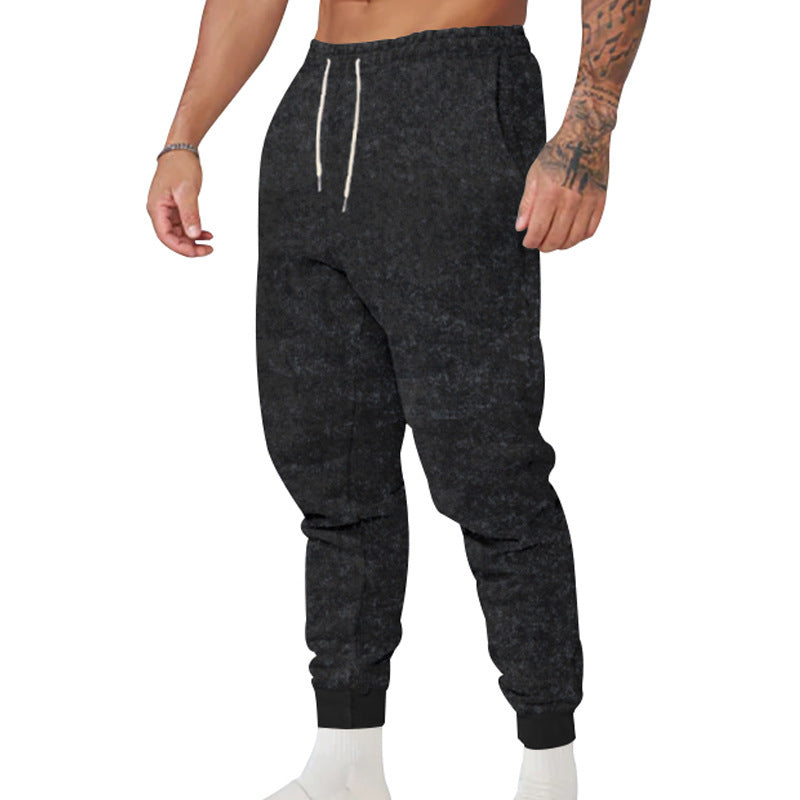 Men's comfortable sweatpants with elastic waistband and sporty style Lisslune