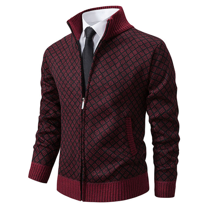Men's stylish cardigan with high-quality zipper Lisslune
