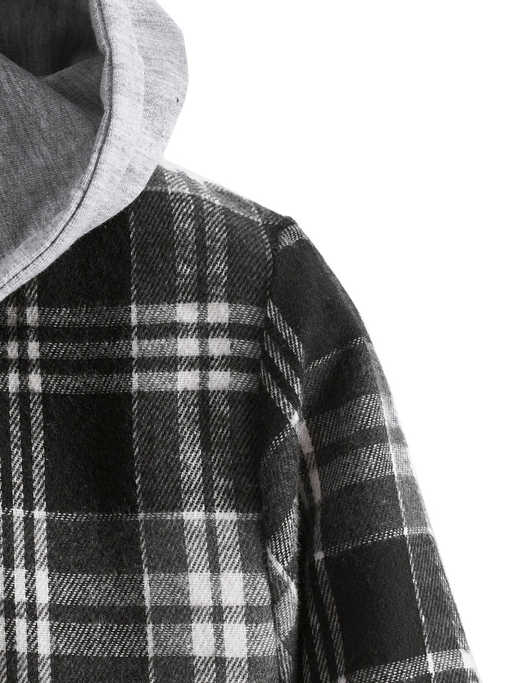 Men's transitional blouse with removable hood Lisslune