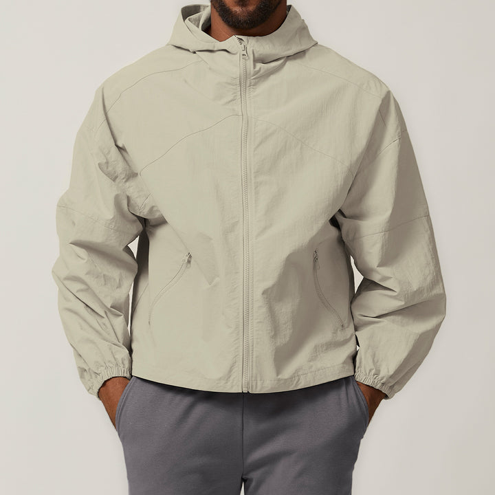 Men's Lightweight Windbreaker with Hood Lisslune