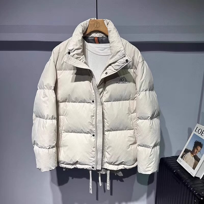 Men's Padded Winter Jacket with Practical Hood Design Lisslune