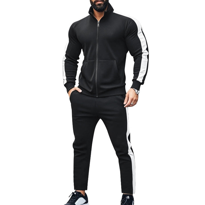 Men's sporty hoodie jacket and jogging pants set Lisslune