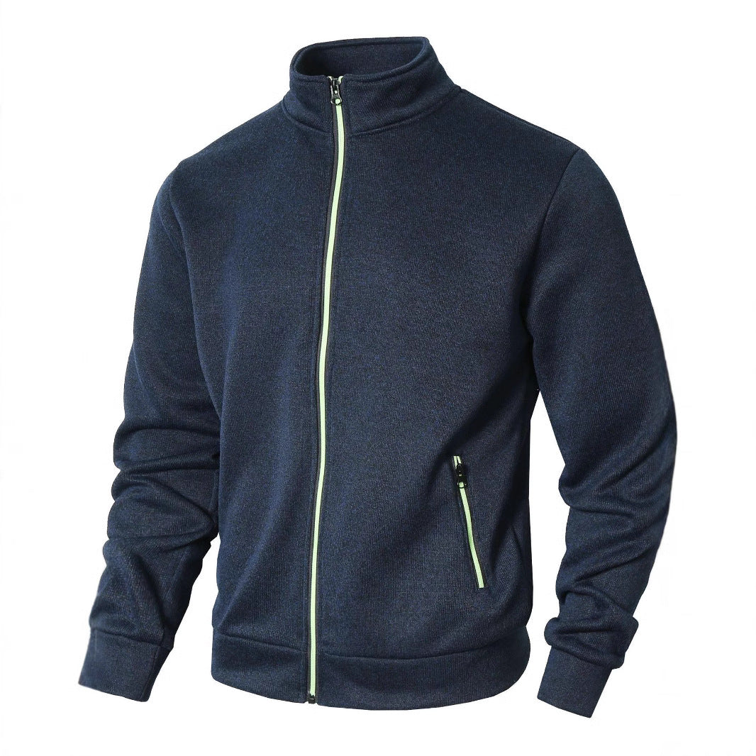 Men's sports jacket with modern zipper and high collar Lisslune