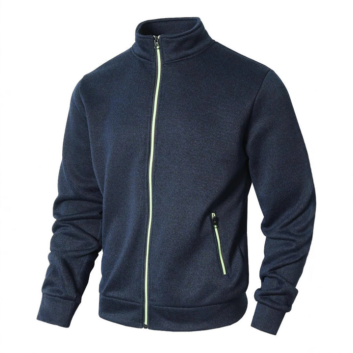 Men's sports jacket with modern zipper and high collar Lisslune