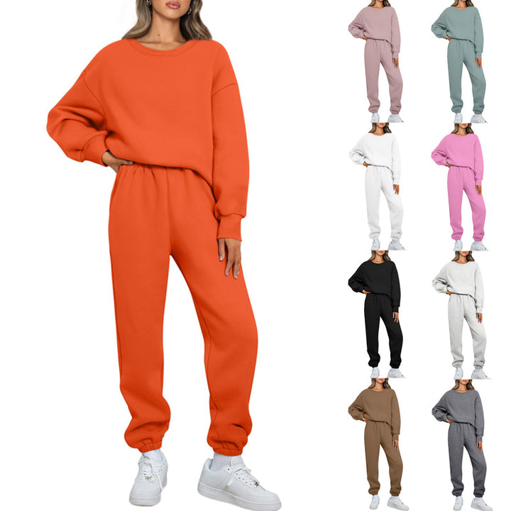 Women's comfortable leisure suit with oversized cut and elastic waistband Lisslune
